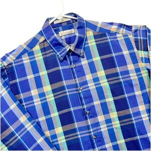 VTG LEVI'S Colorgraphs Shirt Mens XL Long sleeve Button Down Multicolor Plaid